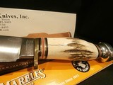 MARBLE'S GLADSTONE USA LOVELESS TRAIL KNIFE STAG!
MARBLE'S STAG LOVELESS BOWIE!!
EXTREMELY RARE!!
MARBLE'S GLADSTONE, MI
NIB!! - 4 of 11