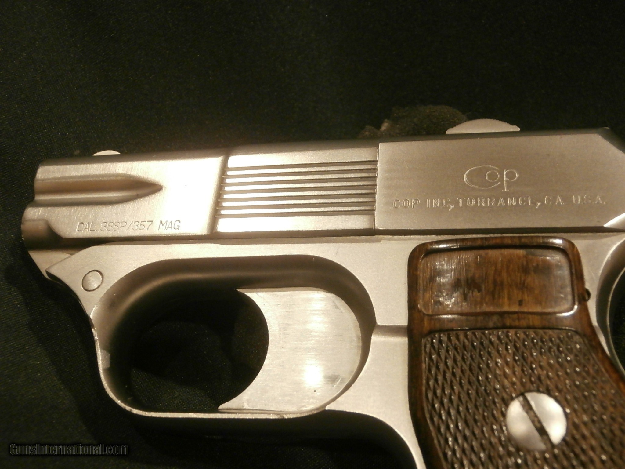 COP 357 MAGNUM 4-SHOT STAINLESS STEEL PISTOL COP 4-BARREL DERRINGER ...