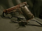 BERETTA MODEL 1934 SEMI AUTO PISTOL 380 ACP
WWII DATED 1941 TWO MAGAZINES
BERETTA M1934 .380 PISTOL
WWII MILITARY PISTOL