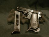 BERETTA MODEL 1934 SEMI AUTO PISTOL 380 ACP WWII DATED 1942 TWO MAGAZINES BERETTA M1934 .380 PISTOL WWII MILITARY PISTOL - 3 of 9