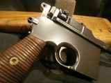 MAUSER C96 BROOMHANDLE by TAKU NAVAL DOCKYARD
7.63mm
RARE 100mm Barrel
MATCHING NUMBERS with MATCHING NUMBERED SHOULDER STOCK - 5 of 12