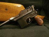 MAUSER C96 BROOMHANDLE OBERNDORF
BRITISH-PROOFED
7.63mm
RARE 100mm BARREL
MATCHING NUMBERS with MATCHING NUMBERED SHOULDER STOCK