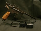 C96 BROOMHANDLE
MODEL 1930 DETACHABLE MAGAZINE. 9MM CHINESE MILITARY ARSENAL. 10 & 20-ROUND MAGAZINES
EXCELLENT!! - 2 of 7