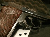 WALTHER PP 7.65mm .32acp MANURHIN (FRANCE) ALL-MATCHING, MATCHING MANURHIN MAGAZINE
VERY EARLY MANURHIN PP (c.1960)
MINT IN ORIGINAL BOX!! - 7 of 13