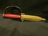 PUMA FROGMAN DIVE KNIFE 6334
RED GRIP WITH GOLD SCABBARD ...MINT!! - 13 of 14