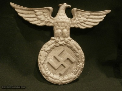 WWII WW2 NAZI EAGLE
VERY EARLY ORIGINAL PATTERN
THIRD REICH NAZI EAGLE
NAZI WALL EAGLE
WWII NAZI COLLECTIBLE