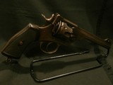 WEBLEY MK VI 1915 .455 CAL ALL-MATCHING SERIAL NUMBERS!
EXCELLENT BORE & CHAMBERS!
EXCELLENT OVERALL CONDITION!! - 4 of 11