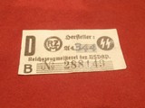 WWII WW2 NAZI SS ARMBAND WWII SS NAZI PARTY ARMBAND NAZI ARMBAND WWII GERMAN SS ARMBAND WWII GERMAN NAZI ARMBAND WWII 100% ORIGINAL!! - 6 of 7