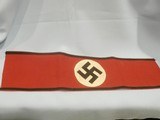 WWII WW2 NAZI SS ARMBAND WWII SS NAZI PARTY ARMBAND NAZI ARMBAND WWII GERMAN SS ARMBAND WWII GERMAN NAZI ARMBAND WWII 100% ORIGINAL!! - 1 of 7