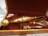 HARPER'S FERRY MODEL 1807 FLINTLOCK PISTOL by PEDERSOLI .58 CAL
PEDERSOLI HARPER'S FERRY 1807 FLINTLOCK PISTOL
DELUXE PRESENTATION CASE - 10 of 13