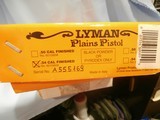 LYMAN PERCUSSION PLAINS PISTOL
.54 CAL PERCUSSION PISTOL
THE LYMAN PLAINS PISTOL
LYMAN .54 CAL PERCUSSION PISTOL
MUZZLELOADING PISTOL
NIB! - 12 of 12