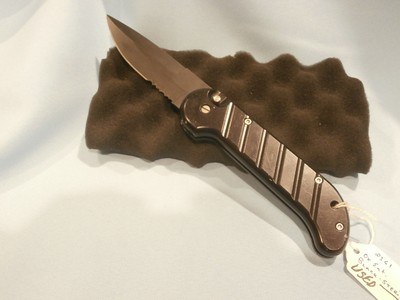 OX FORGE BLACK KNIFE MODEL 88 STERILE AUTOMATIC US MILITARY NAVY SEAL BLACK KNIFE MODEL 88 OX ENTERPRISES SERRATED BLADE STERILE RARE!!!
USED!!