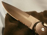 OX FORGE BLACK KNIFE MODEL 88 STERILE AUTOMATIC US MILITARY NAVY SEAL BLACK KNIFE MODEL 88 OX ENTERPRISES SERRATED BLADE STERILE RARE!!!
USED!! - 4 of 11