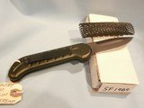 OX FORGE BLACK KNIFE BLK-95 US MILITARY NAVY SEAL BLACK KNIFE BLK-95 OX ENTERPRISES AUTOMATIC
SPECIAL FORCES 60TH ANNIVERSARY GREEN GRIP RARE! - 9 of 13