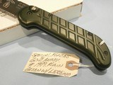 OX FORGE BLACK KNIFE BLK-95 US MILITARY NAVY SEAL BLACK KNIFE BLK-95 OX ENTERPRISES AUTOMATIC
SPECIAL FORCES 60TH ANNIVERSARY GREEN GRIP RARE! - 7 of 13