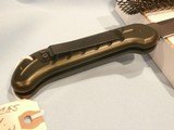 OX FORGE BLACK KNIFE BLK-95 US MILITARY NAVY SEAL BLACK KNIFE BLK-95 OX ENTERPRISES AUTOMATIC
SPECIAL FORCES 60TH ANNIVERSARY GREEN GRIP RARE! - 10 of 13