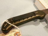 OX FORGE BLACK KNIFE BLK-95 US MILITARY NAVY SEAL BLACK KNIFE BLK-95 OX ENTERPRISES AUTOMATIC
SPECIAL FORCES 60TH ANNIVERSARY GREEN GRIP RARE! - 6 of 13