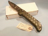 OX FORGE BLACK KNIFE BLK-95 US MILITARY NAVY SEAL BLACK KNIFE BLK-95 OX ENTERPRISES AUTOMATIC
SPECIAL FORCES 60TH ANNIVERSARY GREEN GRIP RARE! - 2 of 13