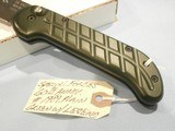 OX FORGE BLACK KNIFE BLK-95 US MILITARY NAVY SEAL BLACK KNIFE BLK-95 OX ENTERPRISES AUTOMATIC
SPECIAL FORCES 60TH ANNIVERSARY GREEN GRIP RARE! - 8 of 13