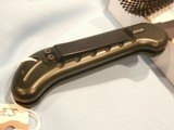 OX FORGE BLACK KNIFE BLK-95 US MILITARY NAVY SEAL BLACK KNIFE BLK-95 OX ENTERPRISES AUTOMATIC SPECIAL FORCES 60TH ANNIVERSARY GREEN GRIP RARE! - 6 of 6