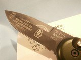 OX FORGE BLACK KNIFE BLK-95 US MILITARY NAVY SEAL BLACK KNIFE BLK-95 OX ENTERPRISES AUTOMATIC SPECIAL FORCES 60TH ANNIVERSARY GREEN GRIP RARE! - 3 of 8
