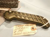 OX FORGE BLACK KNIFE BLK-95 US MILITARY NAVY SEAL BLACK KNIFE BLK-95 OX ENTERPRISES AUTOMATIC SPECIAL FORCES 60TH ANNIVERSARY GREEN GRIP RARE! - 5 of 8