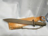 EDMF KNIFE EIGHT DOLLAR MOUNTAIN FOUNDRY EDMF XL SPEAR-POINT BLADE
VINTAGE FIGHTING KNIFE EDMF VERY RARE! EXTRA-LONG EDMF SPEAR-POINT BLADE KNIFE - 3 of 10