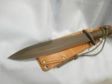 EDMF KNIFE EIGHT DOLLAR MOUNTAIN FOUNDRY EDMF XL SPEAR-POINT BLADE
VINTAGE FIGHTING KNIFE EDMF VERY RARE! EXTRA-LONG EDMF SPEAR-POINT BLADE KNIFE