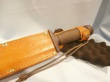 EDMF KNIFE EIGHT DOLLAR MOUNTAIN FOUNDRY EDMF XL SPEAR-POINT BLADE
VINTAGE FIGHTING KNIFE EDMF VERY RARE! EXTRA-LONG EDMF SPEAR-POINT BLADE KNIFE - 7 of 10