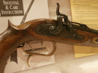TRADITIONS TRAPPER PISTOL PERCUSSION .50 CALIBER P1100PERCUSSION .50 CAL PISTOLTRADITIONS .50 CAL PERCUSSION PISTOLTRADITIONS MODEL P1100 - Image 3 of 12