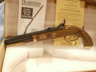 TRADITIONS TRAPPER PISTOL PERCUSSION .50 CALIBER P1100PERCUSSION .50 CAL PISTOLTRADITIONS .50 CAL PERCUSSION PISTOLTRADITIONS MODEL P1100 - Image 5 of 12