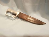 WWII AUSTRALIAN D-GUARD 3-POINT RANGER BOWIE WWII AUSTRALIAN BOWIE KNIFE WWII AUSTRALIAN RANGER BOWIE WWII AUSTRALIAN 3 POINT D GUARD BOWIE - 9 of 12