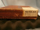 WALTHER PP 7.65mm .32acp MANURHIN (FRANCE) ALL-MATCHING, TWO MAGAZINES, VERY EARLY MANURHIN PP EXC+ CONDITION!! IN ORIGINAL BOX!! - 12 of 12