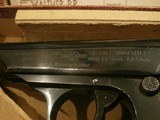 WALTHER PP 7.65mm .32acp MANURHIN (FRANCE) ALL-MATCHING, TWO MAGAZINES, VERY EARLY MANURHIN PP EXC+ CONDITION!! IN ORIGINAL BOX!! - 4 of 12