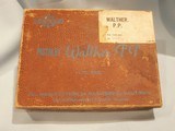 WALTHER PP 7.65mm .32acp MANURHIN (FRANCE) ALL-MATCHING, TWO MAGAZINES, VERY EARLY MANURHIN PP EXC+ CONDITION!! IN ORIGINAL BOX!! - 11 of 12
