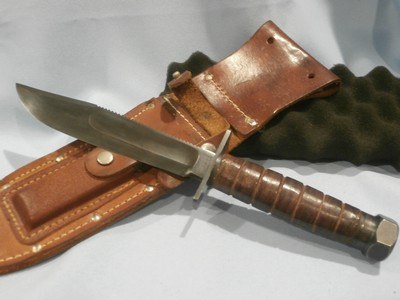 ORIGINAL MARBLE'S JET PILOT SURVIVAL KNIFE EARLY VIETNAM ERA ORIGINAL!RARE!!!MARBLE'S ORIGINAL JET PILOT SURVIVAL KNIFE VIETNAM SURVIVAL KNIFE