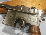 MAUSER C96 BROOMHANDLE MODEL 1930 FINNISH-MARKED 9mm
180mm BBL
EXCELLENT CONDITION W/STOCK!!
C96 BROOMHANDLE MAUSER 9MM
180MM BBL - 2 of 14
