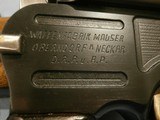 MAUSER C96 BROOMHANDLE MODEL 1930 FINNISH-MARKED 9mm
180mm BBL
EXCELLENT CONDITION W/STOCK!!
C96 BROOMHANDLE MAUSER 9MM
180MM BBL - 6 of 14