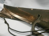EDMF FIGHTING KNIFE EIGHT DOLLAR MOUNTAIN FOUNDRY EDMF XL BOWIE BLADE VINTAGE FIGHTING KNIFE EDMF VERY RARE! EXTRA-LONG EDMF BOWIE BLADE KNIFE - 4 of 15