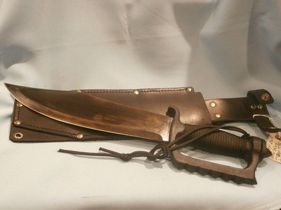 EDMF FIGHTING KNIFE EIGHT DOLLAR MOUNTAIN FOUNDRY EDMF XL BOWIE BLADE VINTAGE FIGHTING KNIFE EDMF VERY RARE! EXTRA LONG EDMF BOWIE BLADE KNIFE