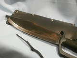 EDMF FIGHTING KNIFE EIGHT DOLLAR MOUNTAIN FOUNDRY EDMF XL BOWIE BLADE VINTAGE FIGHTING KNIFE EDMF VERY RARE! EXTRA-LONG EDMF BOWIE BLADE KNIFE - 2 of 15