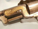 COLT 1847 WALKER 2ND GEN COLT HERITAGE COMMEMORATIVE.44CAL PERCUSSION 1847 COLT WALKER REVOLVERGOLD INLAID HERITAGE COMMEMORATIVE