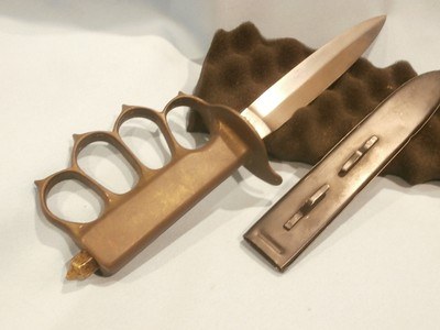 US MODEL 1918 MARK I TRENCH KNIFE 1918 MARK I KNUCKLE KNIFEUS KNUCKLE KNIFEUS 1918 MARK I TRENCH KNIFEU.S. 1918 MKI TRENCH KNUCKLE KNIFE - Image 8 of 12