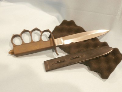US MODEL 1918 MARK I TRENCH KNIFE 1918 MARK I KNUCKLE KNIFEUS KNUCKLE KNIFEUS 1918 MARK I TRENCH KNIFEU.S. 1918 MKI TRENCH KNUCKLE KNIFE - Image 7 of 12