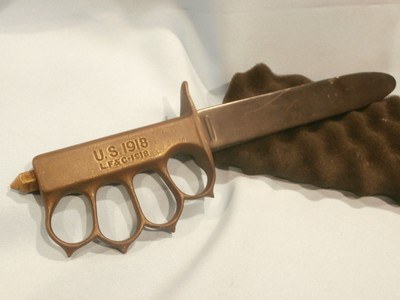 US MODEL 1918 MARK I TRENCH KNIFE 1918 MARK I KNUCKLE KNIFEUS KNUCKLE KNIFEUS 1918 MARK I TRENCH KNIFEU.S. 1918 MKI TRENCH KNUCKLE KNIFE - Image 11 of 12