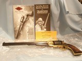 PIETTA 1858 NEW MODEL ARMY BISON TARGET REVOLVERBLACK POWDER PERCUSSION.44 CAL REMINGTON MODEL 1858 NEW ARMY 12