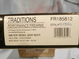 PIETTA 1858 NEW MODEL ARMY BISON TARGET REVOLVERBLACK POWDER PERCUSSION.44 CAL REMINGTON MODEL 1858 NEW ARMY 12