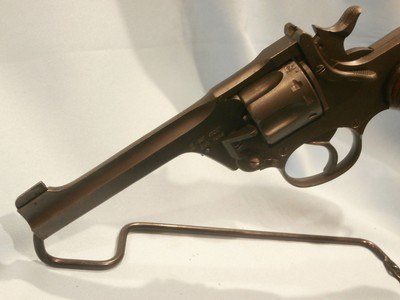 ENFIELD No.2 MKI ORIGINAL 1937 ENFIELD No.2 MK I .38 S&W ORIGINAL ENFIELD REVOLVER No.2 MK I .38 S&W No.2 MK I ENFIELD 1937 .38 S&W ORIGINAL No.2 MK I - Image 13 of 14
