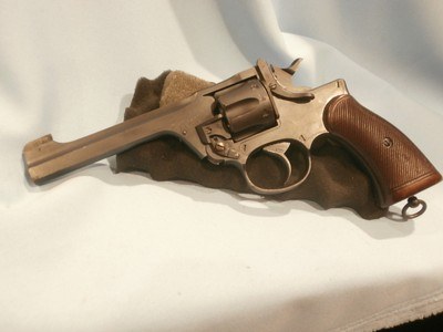 ENFIELD No.2 MKI ORIGINAL 1937 ENFIELD No.2 MK I .38 S&W ORIGINAL ENFIELD REVOLVER No.2 MK I .38 S&W No.2 MK I ENFIELD 1937 .38 S&W ORIGINAL No.2 MK I - Image 1 of 14