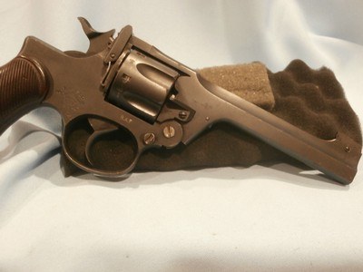ENFIELD No.2 MKI ORIGINAL 1937 ENFIELD No.2 MK I .38 S&W ORIGINAL ENFIELD REVOLVER No.2 MK I .38 S&W No.2 MK I ENFIELD 1937 .38 S&W ORIGINAL No.2 MK I - Image 4 of 14